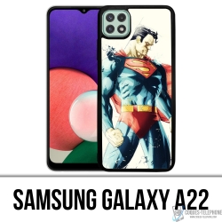 Funda Samsung Galaxy A22 - Superman Paintart