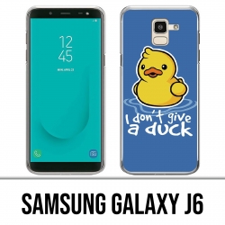 Samsung Galaxy J6 case - I dont give a duck