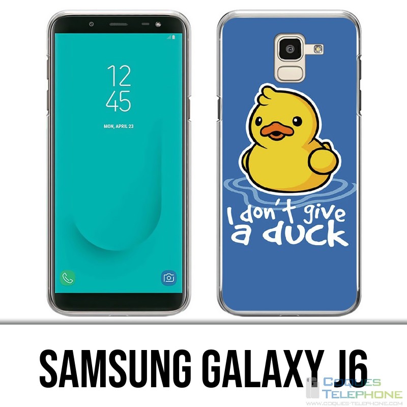 Samsung Galaxy J6 case - I dont give a duck