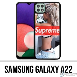 Custodia per Samsung Galaxy A22 - Supreme Girl Dos