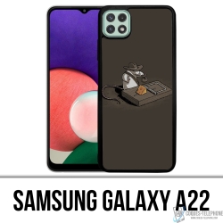 Custodia per Samsung Galaxy A22 - Tappetino per mouse Indiana Jones