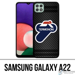 Coque Samsung Galaxy A22 - Termignoni Carbone