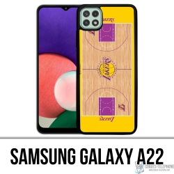 Coque Samsung Galaxy A22 - Terrain Besketball Lakers Nba