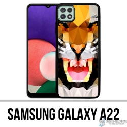 Custodia per Samsung Galaxy A22 - Tigre geometrica
