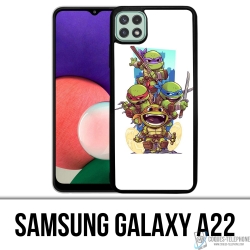 Cover Samsung Galaxy A22 - Tartarughe Ninja Cartoon Teenage Mutant