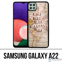 Custodia Samsung Galaxy A22 - Insetto da viaggio