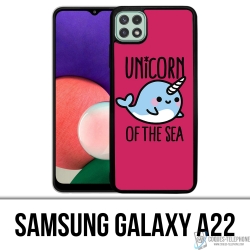 Samsung Galaxy A22 Case - Einhorn des Meeres