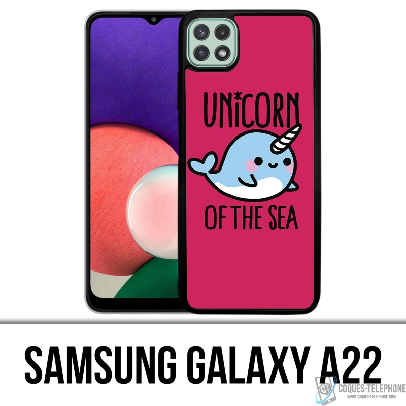 Samsung Galaxy A22 Case - Einhorn des Meeres