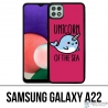 Funda Samsung Galaxy A22 - Unicornio del mar