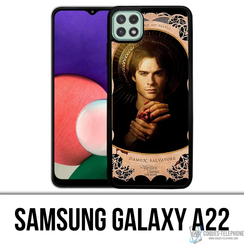 Coque Samsung Galaxy A22 - Vampire Diaries Damon
