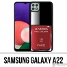 Samsung Galaxy A22 Case - Paris Red Lack