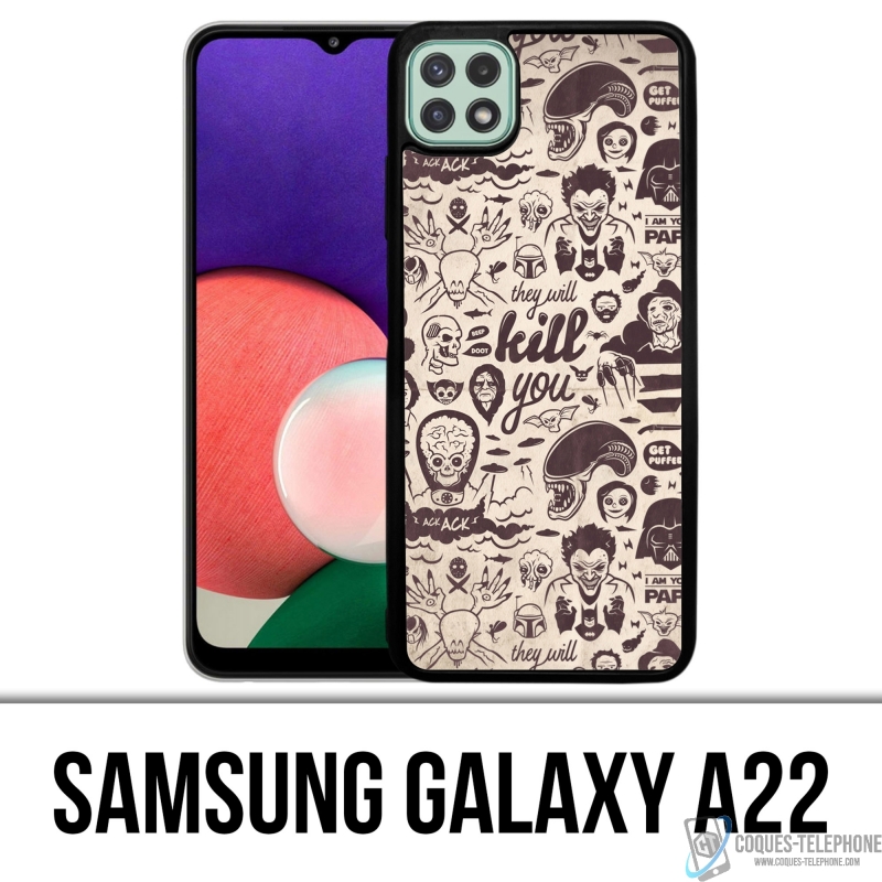 Coque Samsung Galaxy A22 - Vilain Kill You