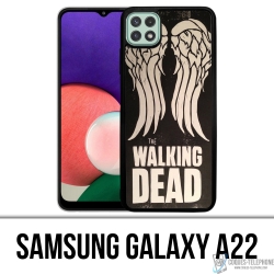 Custodia per Samsung Galaxy A22 - Walking Dead Daryl Wings