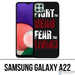 Cover Samsung Galaxy A22 - Walking Dead Fight The Dead Fear The Living