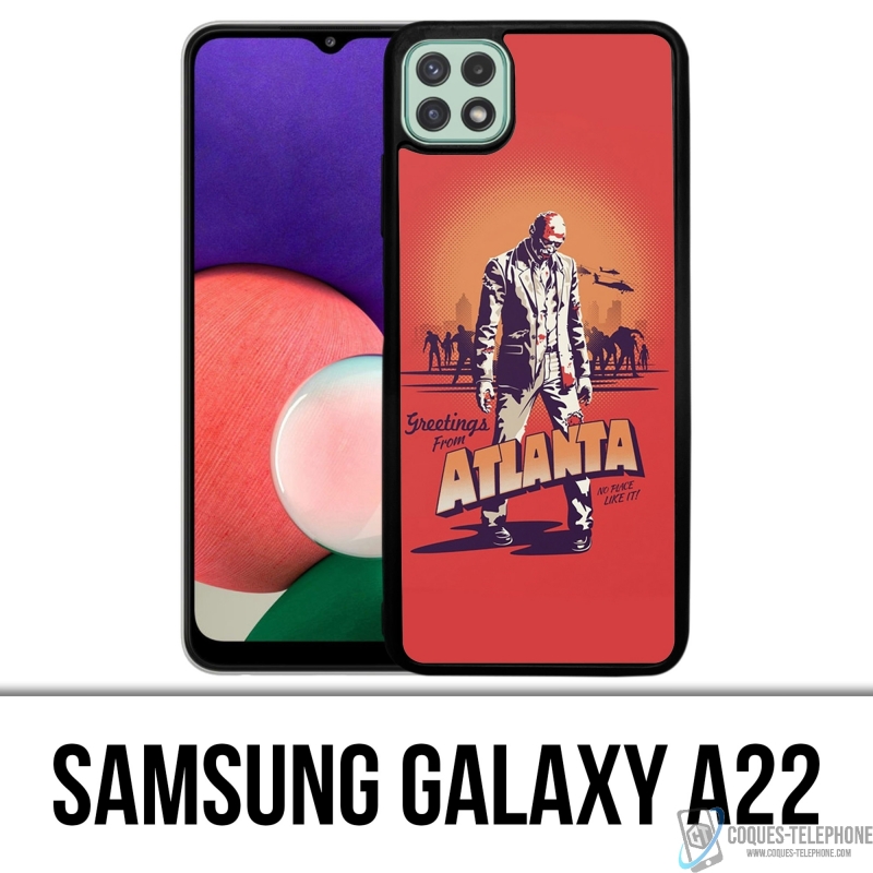 Coque Samsung Galaxy A22 - Walking Dead Greetings From Atlanta