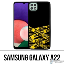 Samsung Galaxy A22 case - Warning