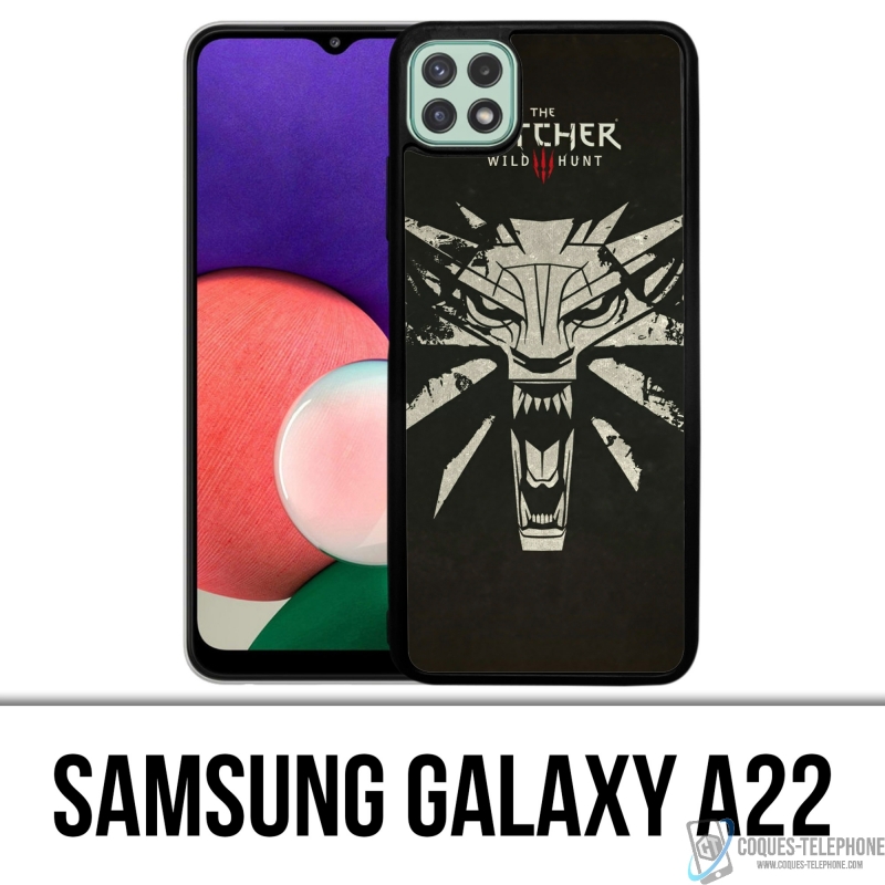 Coque Samsung Galaxy A22 - Witcher Logo