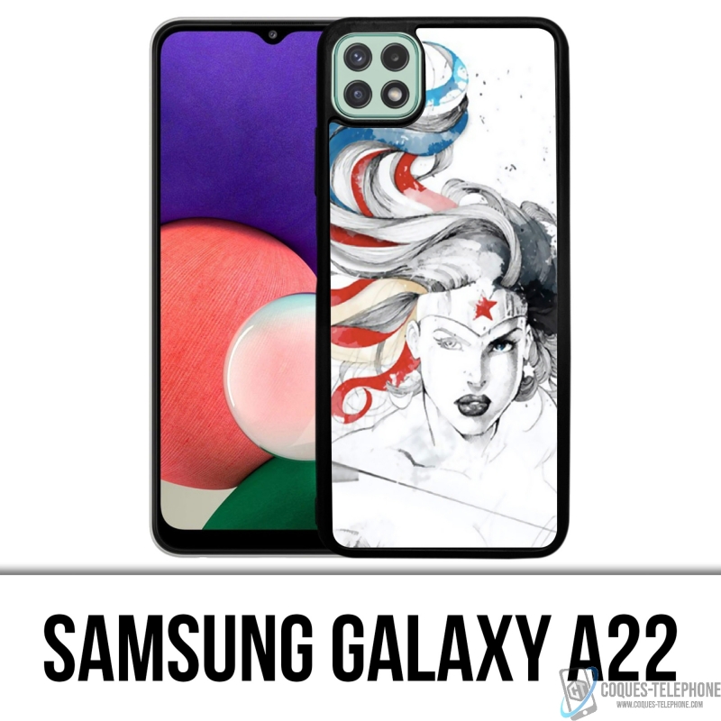 Coque Samsung Galaxy A22 - Wonder Woman Art