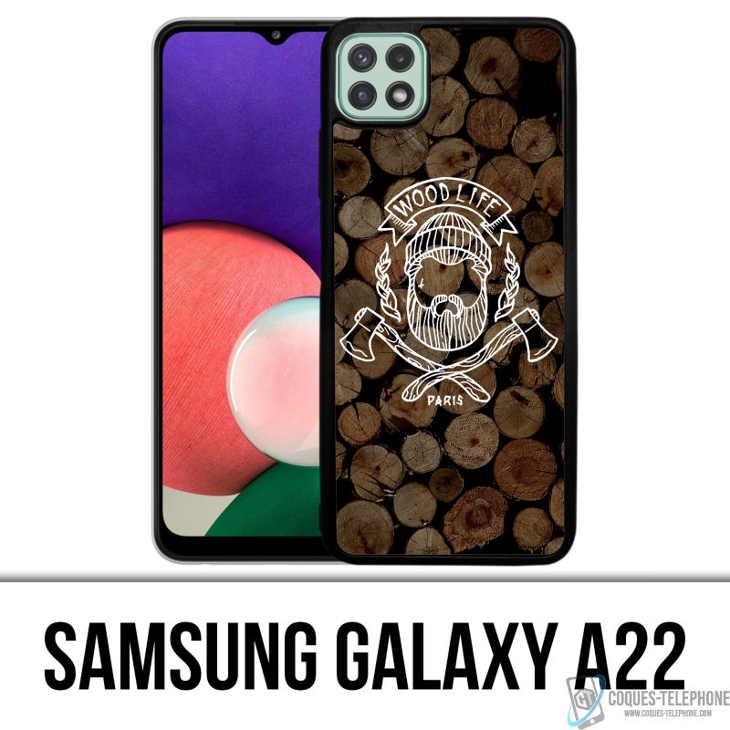 Coque Samsung Galaxy A22 - Wood Life