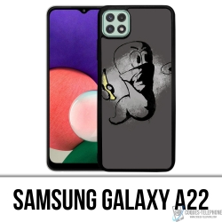 Custodia per Samsung Galaxy A22 - Etichetta Worms