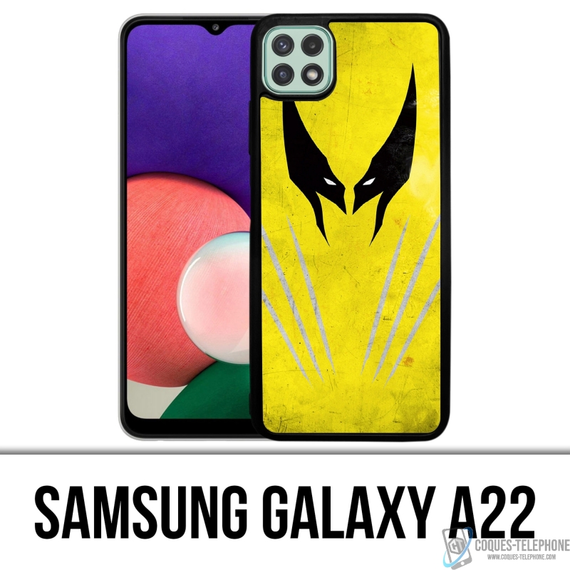 Custodia per Samsung Galaxy A22 - Xmen Wolverine Art Design