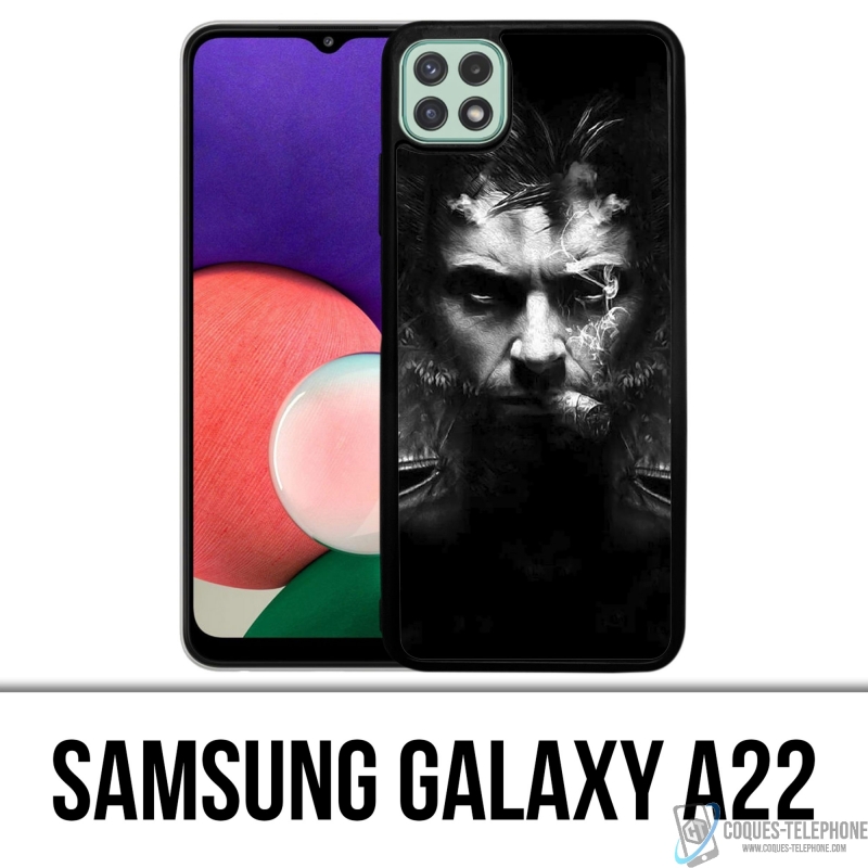 Coque Samsung Galaxy A22 - Xmen Wolverine Cigare