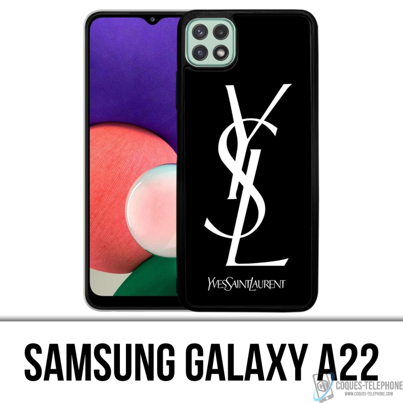 Coque Samsung Galaxy A22 - Ysl Blanc
