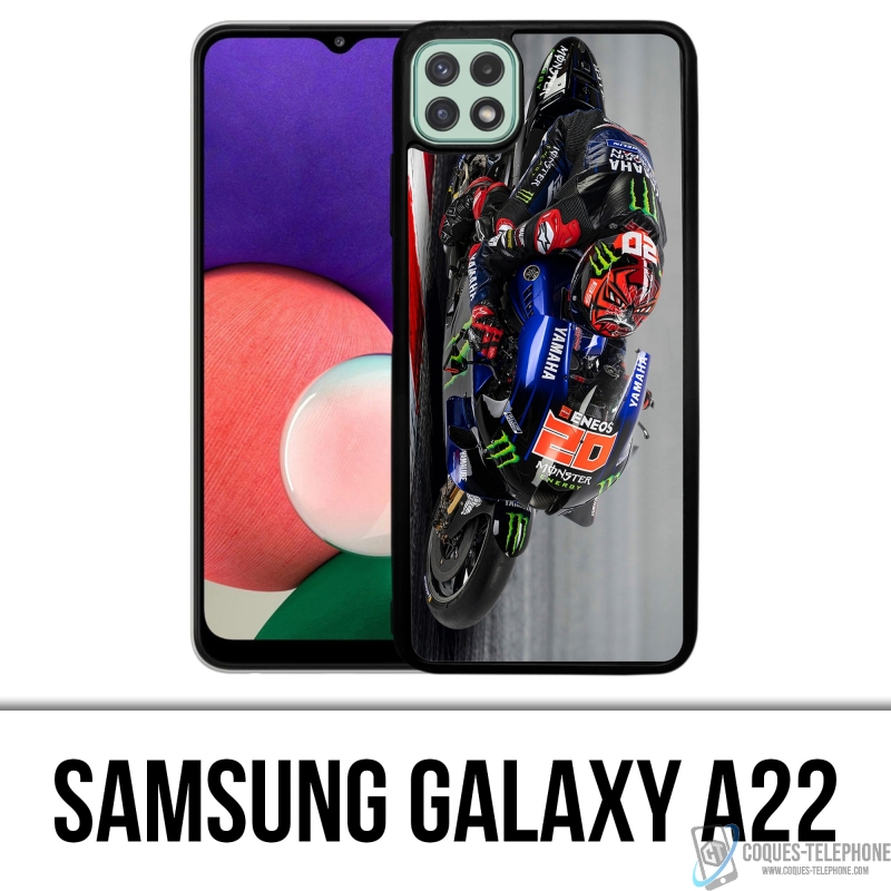 Coque Samsung Galaxy A22 - Quartararo Motogp Yamaha M1 Pilote