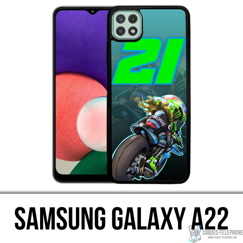 Coque Samsung Galaxy A22 - Morbidelli Petronas Cartoon