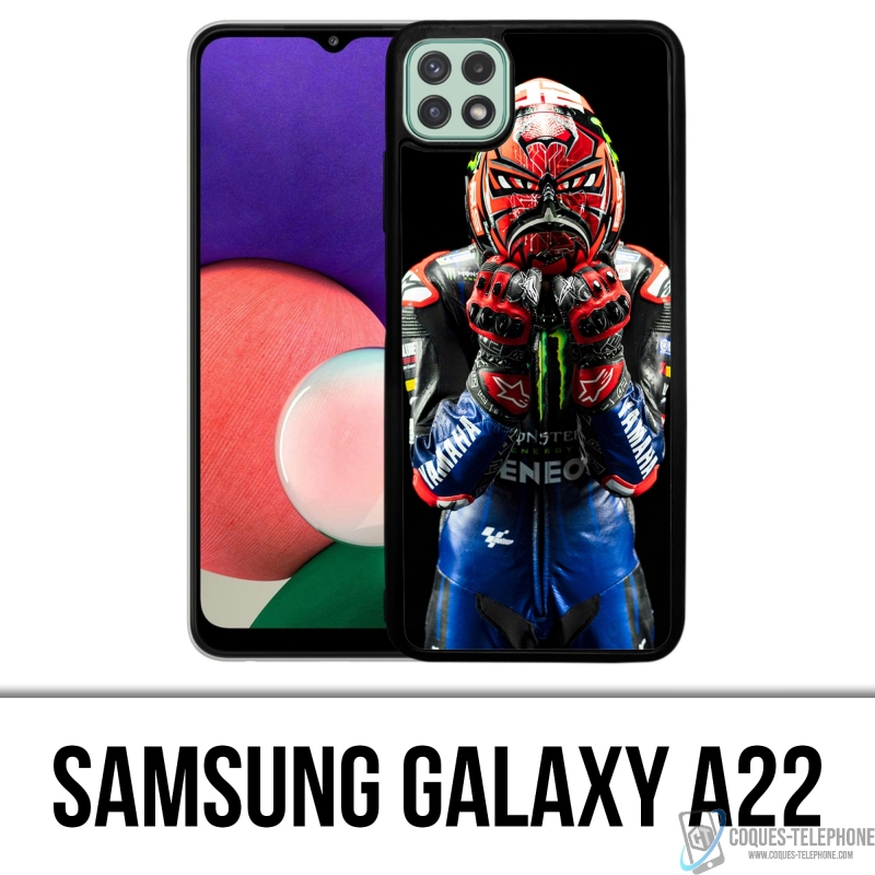 Samsung Galaxy A22 Case - Quartararo Motogp Yamaha M1 Konzentration