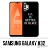 Custodia Samsung Galaxy A32 - Tutto è meglio in nero