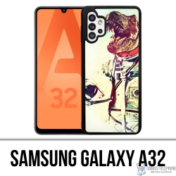 Samsung Galaxy A32 Case - Tier Astronaut Dinosaurier
