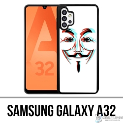 Coque Samsung Galaxy A32 - Anonymous 3D
