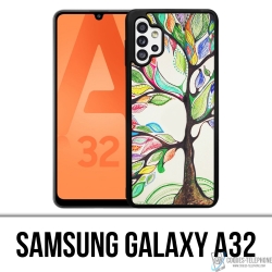 Coque Samsung Galaxy A32 - Arbre Multicolore