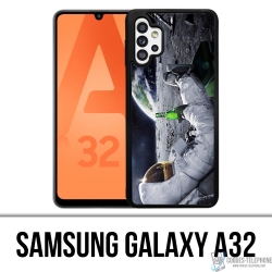 Coque Samsung Galaxy A32 - Astronaute Bière