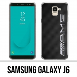 Carcasa Samsung Galaxy J6 - Logotipo Amg Carbon