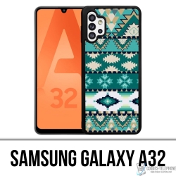Coque Samsung Galaxy A32 - Azteque Vert