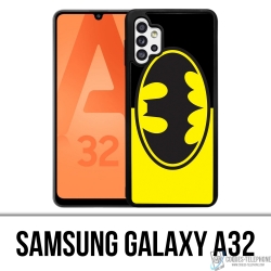 Custodia Samsung Galaxy A32 - Logo Batman Classic Giallo Nero