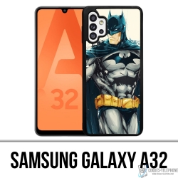 Samsung Galaxy A32 Case - Batman Paint Art