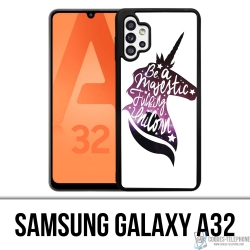 Samsung Galaxy A32 Case - Sei ein majestätisches Einhorn