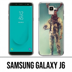 Samsung Galaxy J6 Hülle - Tierastronauten-Rotwild