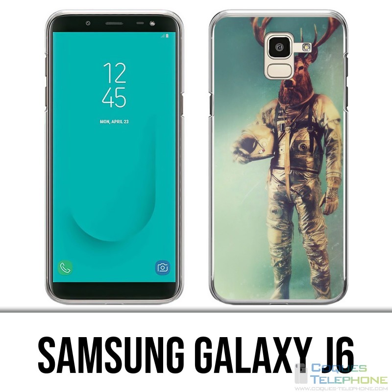 Coque Samsung Galaxy J6 - Animal Astronaute Cerf