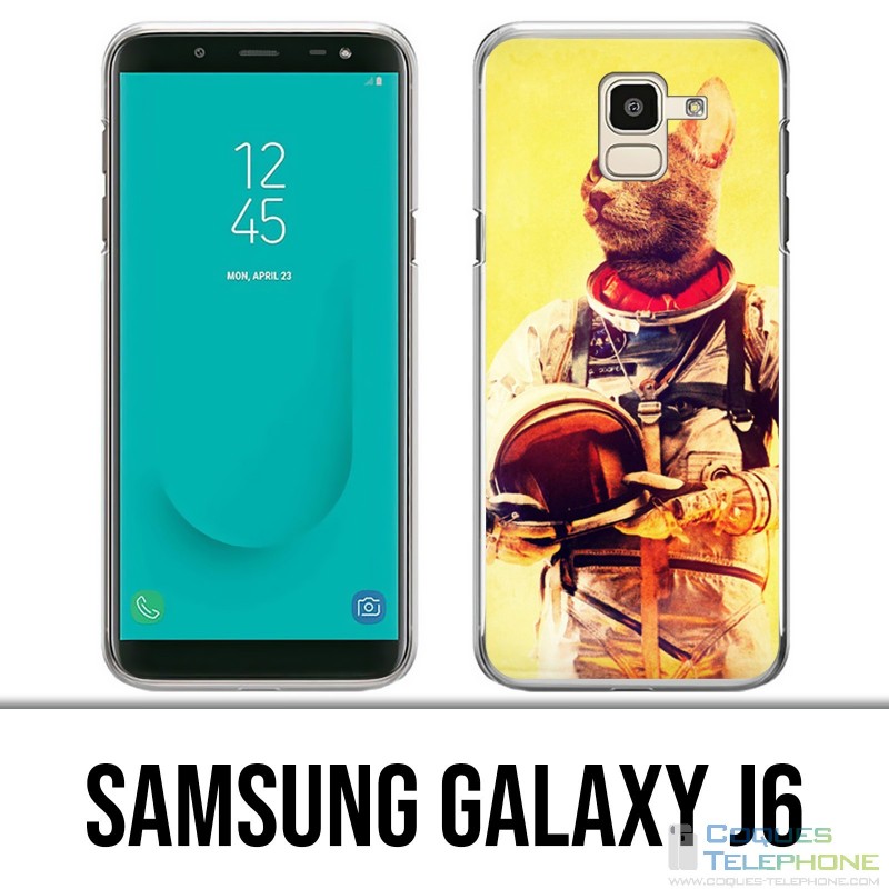 Samsung Galaxy J6 Case - Animal Astronaut Cat