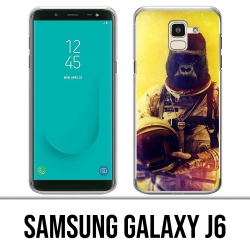 Samsung Galaxy J6 Hülle - Tierastronautenaffe