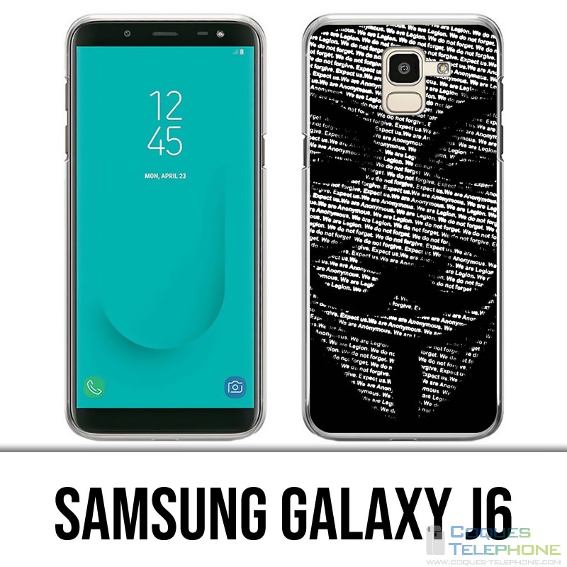 Samsung Galaxy J6 case - Anonymous 3D