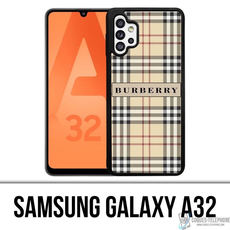 Custodia per Samsung Galaxy A32 - Burberry