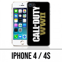 Custodia per iPhone 4 / 4S - Logo Call Of Duty Ww2