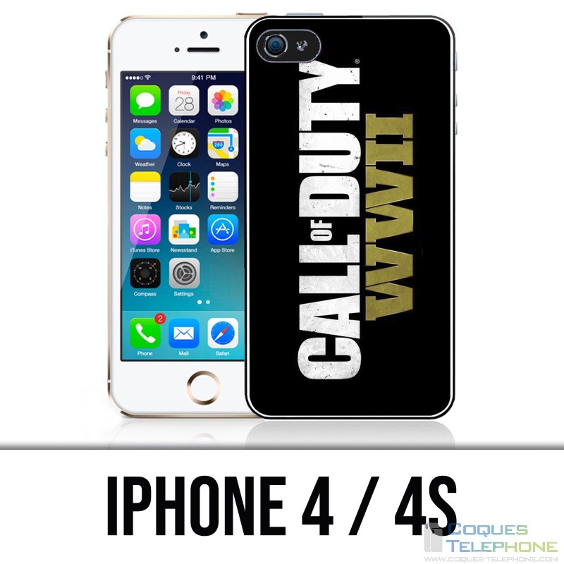 Coque iPhone 4 / 4S - Call Of Duty Ww2 Logo