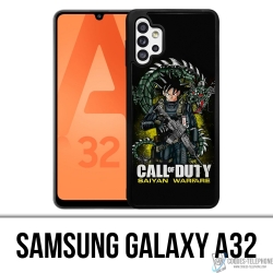 Coque Samsung Galaxy A32 - Call Of Duty X Dragon Ball Saiyan Warfare