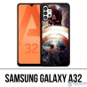 Funda Samsung Galaxy A32 - Capitán América Grunge Avengers